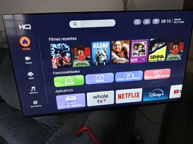 Tv SMART Android HQ 43 polegadas 