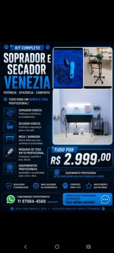 Equipamentos para Banho e tosa