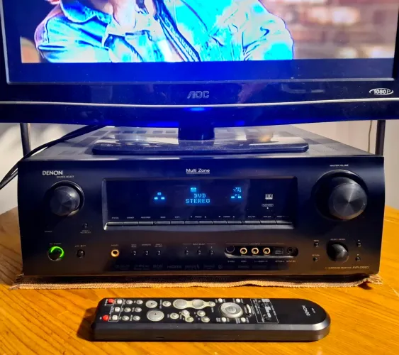 RECEIVER DENON 7.1 AVR-2309 100 a 135w/ch 6 a 16ohms PHONO MADE in JAPAN
