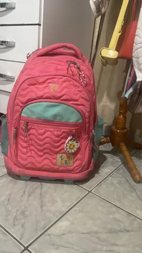 Mochila de rodinha da Luluca