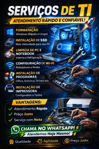 Serviços de TI e Help-Desk | Formatação, Redes, Impressoras e Suporte Técnico