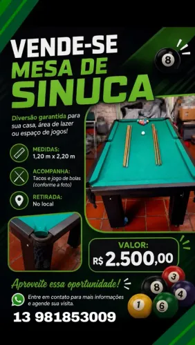 Mesa de Sinuca