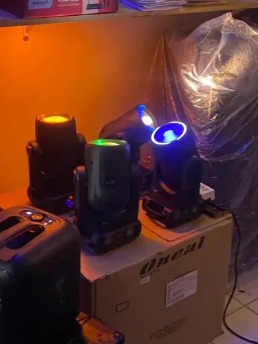 Canhão lua tex  pra vender kit completo com cabos caixas *