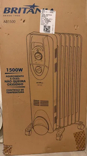 Aquecedor elétrico portátil