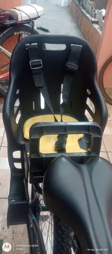 Cadeirinha traseira de Bicicleta já com a garupa