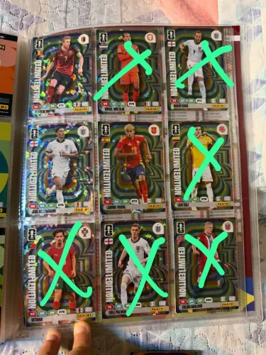 Cartas Adrenalyn XL Yamal, Jude, De Bruyne