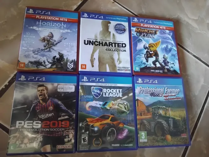 Troco jogos de playstation 4 por outros, aceito de playstation 5 também