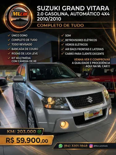 Suzuki Grand Vitara 2.0 16V 4x2/4x4 5P Aut. 2010