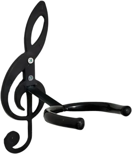 Suporte Clave De Sol De Parede Violão Guitarra Violino Baixo