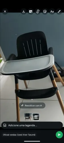 Cadeira de alimentação Burigotto