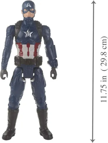 Action Figure - Capitão América Titan Hero (Articulado e com Som 30 cm)
