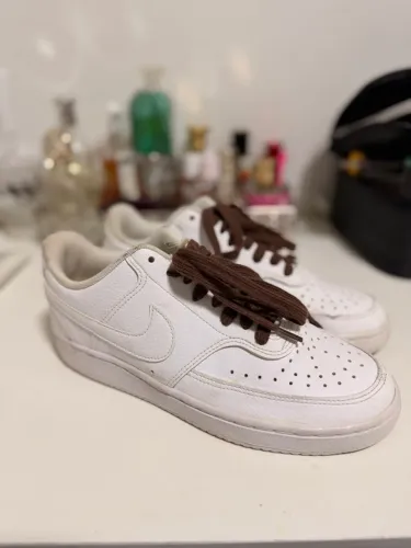 Tênis Nike Court Vision Low Branco - Semi-novo (Usado apenas 1 vez)