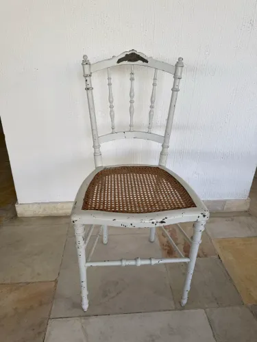 Cadeira antiga estilo louis xv 
