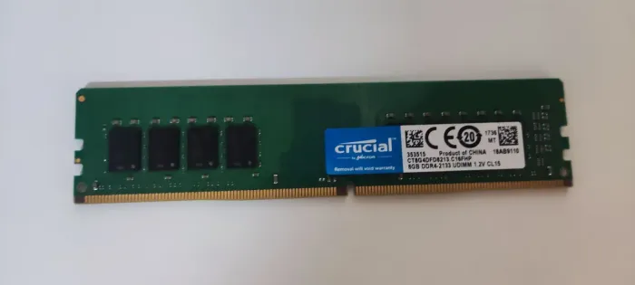 Memória Crucial 8GB DDr4