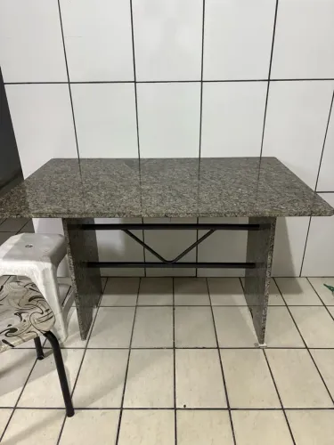 MESA DE GRANITO CINZA