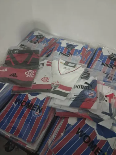 Camisas do Bahia, flamengo, Corinthians, Palmeiras 
