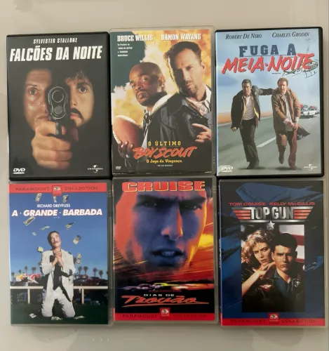 Filmes anos 80/90 - 6 dvds