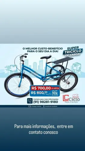 Vendo triciclo semi novo no precinho