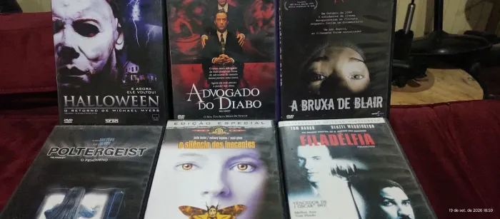 Pacote DVDs Terror e suspense