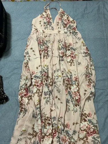 Vestido Rosa Florido