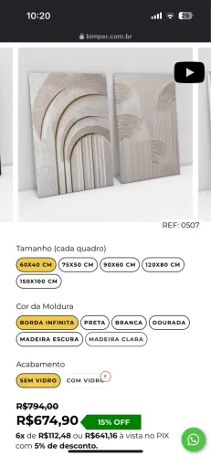 Quadros elegantes