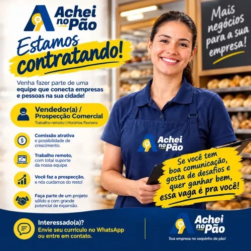 Oportunidade Vendedor Autônomo