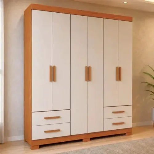 Guarda Roupa Solteiro Luna 1,53m MDF/MDP rf19 S