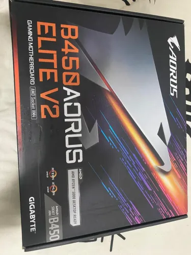 Desapegando kit gamer B450 elite V2 processador memória e placa de vídeo