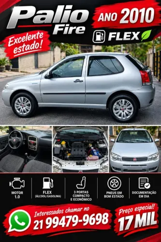 Fiat Palio 1.0 Economy Fire Flex 8V 2P 2010