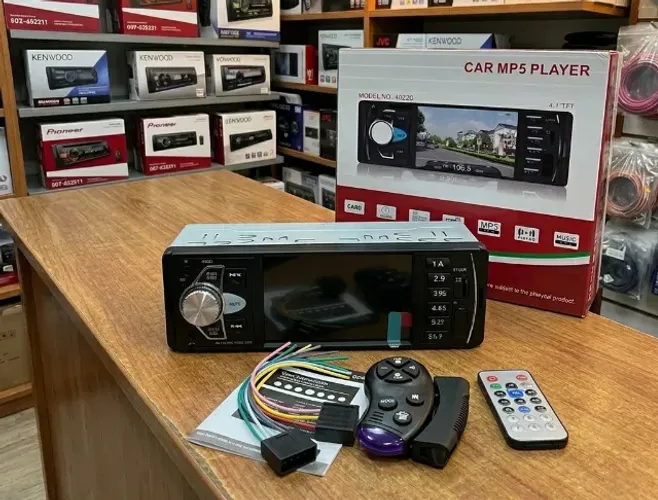 Rádio Multimídia MP5 4.1 Polegadas 1DIN Bluetooth USB