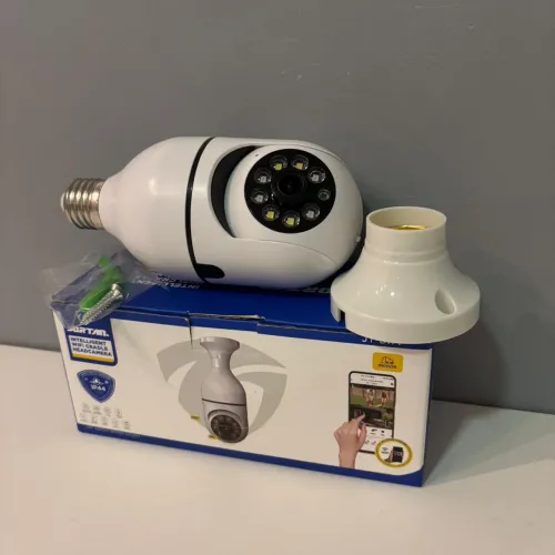 CAMERA DE SEGURANÇA WIFI LAMPADA