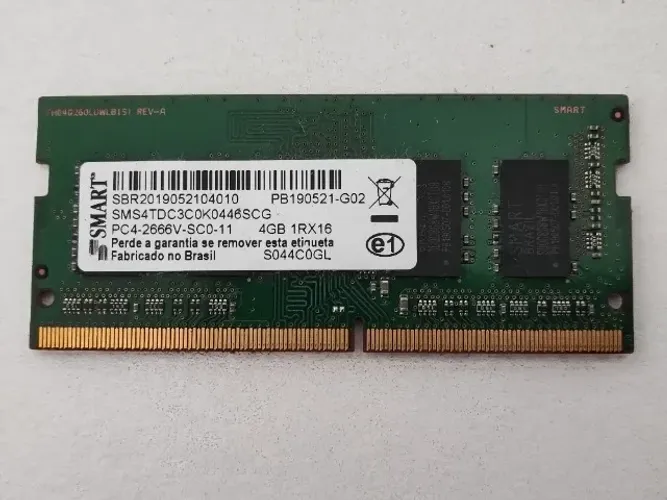 Memória Ram 4GB DDR4 2666MHZ SMS4TDC3C0K0446SCG
