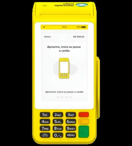 Máquininha de cartão mercado pago sem aluguel e sem mensalidade recebe dinheiro na hora