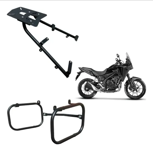 Kit suporte baú bagageiro Honda NX 500