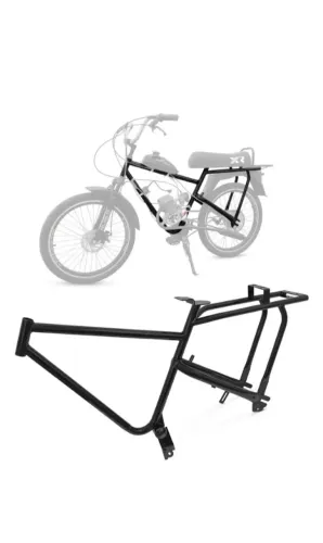 Kit Motor 100cc Completo 2 Tempos // quadro reforçado freio Moby Aro 24/26 bike motorizada