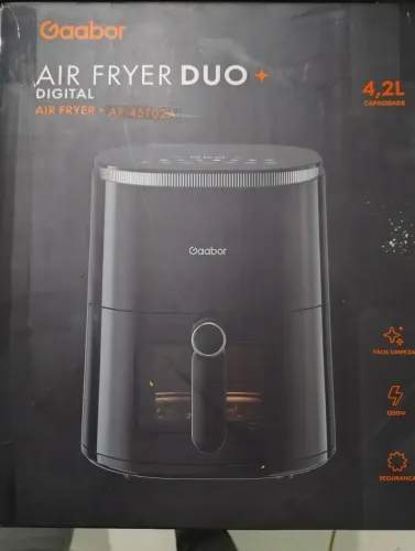 Air Fryer DUO Gaabor (PRODUTO NOVO NA CAIXA)