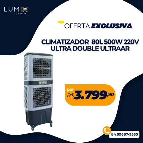 CLIMATIZADOR  80L 500W 220V ULTRA DUPLO ULTRAAR