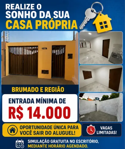 Compre sua casa com entrada baixa ?