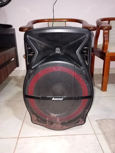 CAIXA AMPLIFICADA AMVOX 500W