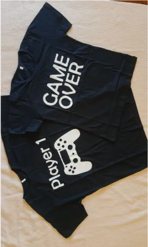 Kit camisetas para família - Gamer