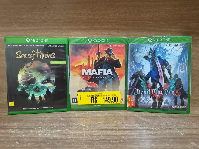 3 Jogos Xbox Séries, One - Novos