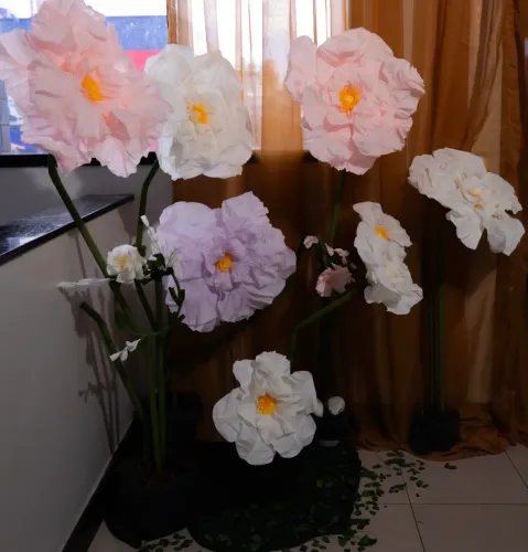 Flor gigante - Crepom italiano - valor da unidade 