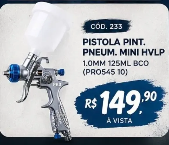 Pistola de pintura automotiva