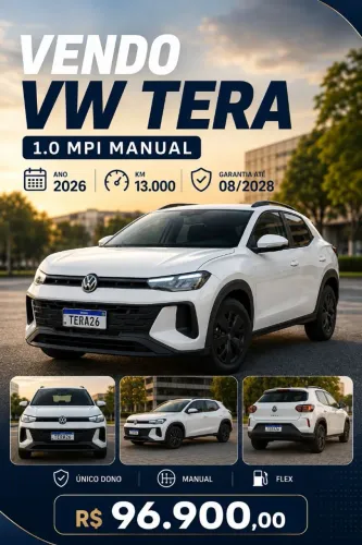 Volkswagen Tera 1.0 MPI Flex 12V 5P Mec. 2026