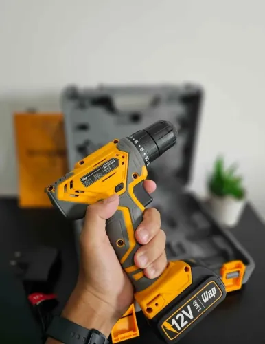Furadeira e parafusadeira portátil wap 12v