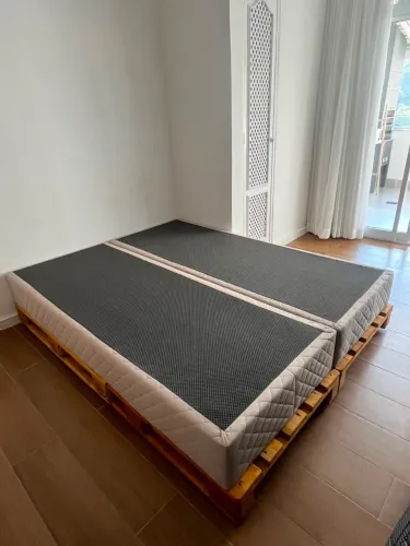 Base de cama Queen off white
