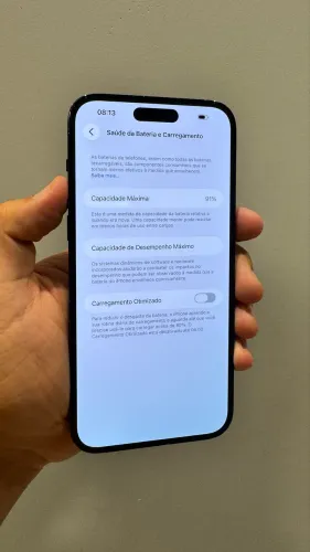iPhone 14 Pro Max bateria 91%