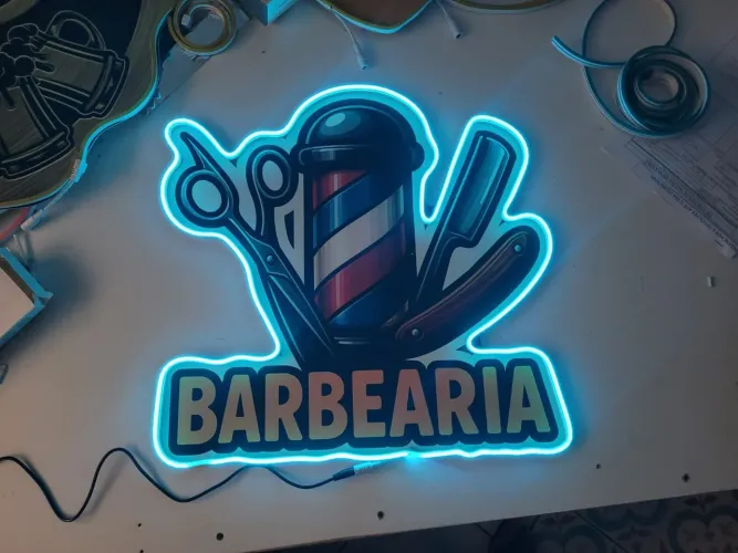 LED para Barbearia , Comércio