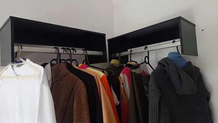 Arara De Parede Mdf preto