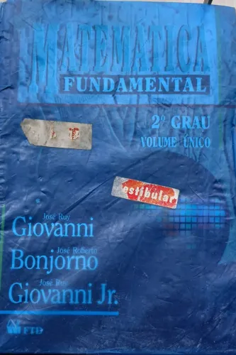 Livro de Matemática Fundamental 2?Grau Volume único 